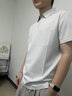 北羅蔚來(lái)工作服夏季定制t恤印字logo高端冰絲企業(yè)4S店polo文化衫工裝 【A-拉鏈款/迪桑皺】抗菌 灰白 XL 曬單實(shí)拍圖