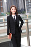 小西裝女春秋款長(cháng)袖職業(yè)裝套裝面試上班商務(wù)西服正裝教師工作服女 寶藍【單外套】 4XL 【約135-145斤人穿】 曬單實(shí)拍圖