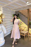 蘭卡·羅妮粉色旗袍敬酒服新娘訂婚禮服女回門連衣裙新中式平時可穿結(jié)婚便裝 粉色 M 曬單實拍圖