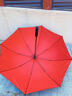 輕博士超大號(hào)雨傘長(zhǎng)柄傘150cm雙人特大加固加厚結(jié)實(shí)抗風(fēng)男定制印刷logo 超大雙層外黑內(nèi)紅150cm 曬單實(shí)拍圖