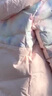 Skechers斯凱奇童裝冬季新款男女童梭織長(cháng)款羽絨服兒童保暖外套P424K069 淺雪青色/00EW 170 曬單實(shí)拍圖