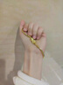 中國黃金（CHINA GOLD）黃金手鐲女士足金貔貅金鐲手鏈純金飾七夕情人節(jié)禮物送女友老婆 足金貔貅手鐲約5.0g*配玫瑰禮盒 曬單實拍圖