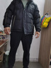 啄木鳥男士連帽棉衣冬季潮流百搭帥氣短款休閑羽絨棉服加厚保暖外套上衣 1613 黑色 2XL 【約 130-145斤】 曬單實(shí)拍圖