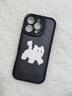 澤逸（ZEYI） 適用蘋果16/pro/max手機(jī)殼 iPhone16plus全包16e防摔新款卡通硅膠皮紋軟殼黑白貓咪男女 【酷炫黑】白色驚訝貓-贈(zèng)保護(hù)膜 蘋果16pro 曬單實(shí)拍圖