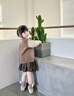 G.DUCKKIDS小黃鴨女童秋裝jk兒童套裝2025新款洋氣小女孩學(xué)院風(fēng)三件套春秋時(shí) 咖色 馬甲+襯衫+裙子 100 cm 【建議身高95cm左右】 曬單實(shí)拍圖