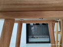 徹徹實木吧臺凳家用島臺餐桌高腳凳子餐廳咖啡廳酒吧椅前臺接待吧臺椅 原木色【進口橡膠木】坐高73cm 曬單實拍圖