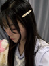清晨的星星韓版醋酸金標一字夾劉海碎發(fā)夾女2025新款高端側邊夾發(fā)卡夾子頭飾 人魚(yú)姬一對 曬單實(shí)拍圖