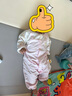 十月結晶假兩件直襟連體衣寶寶哈衣爬服新生兒衣服 曬單實(shí)拍圖