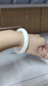 周大生和田玉手鐲女款白玉鐲子平安鐲 附證書(shū) 內(nèi)徑約58mm 曬單實(shí)拍圖