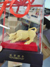 禮之源絨沙金招財酒柜擺件高端大氣牛氣沖天辦公室裝飾品吉祥物定制禮品 小號絨沙金鴻運金牛 曬單實拍圖