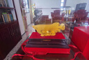 慕芳閣 絨沙金金龍魚(yú)擺件工藝品送客戶(hù)商務(wù)禮品辦公室客廳玄關(guān)裝飾擺件喬遷新居禮物公司飯店開(kāi)業(yè)禮品 招財金龍魚(yú)39*24*26cm 曬單實(shí)拍圖