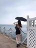 爾山集背心吊帶連衣裙子女夏季辣妹包臀短裙純欲風(fēng)修身疊穿兩件套裝 【黑色】M（85-100斤） 曬單實拍圖