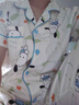 羽雅曼睡衣女夏季2025年新款女士家居服可愛(ài)短袖睡褲學(xué)生可外穿三件套 星星狗【三件套】 L 【100-120斤】 曬單實(shí)拍圖