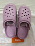XGGC洞洞鞋時(shí)尚沙灘男女夏季外穿防滑情侶戶(hù)外大碼包頭拖鞋 紫色37-38 曬單實(shí)拍圖