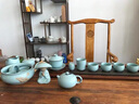 汝窯功夫茶具套裝陶瓷冰裂泡茶壺茶杯可開(kāi)片家用客廳輕奢禮品整套 汝窯19頭【天青-西施壺】禮盒裝 曬單實(shí)拍圖