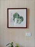 派旦仙夢(mèng)百財(cái)圖掛畫(huà)餐廳裝飾畫(huà)客廳過(guò)道玄關(guān)畫(huà)新中式白菜廚房飯廳墻面壁畫(huà) A-百財(cái)臨門(mén) 70*70cm【油畫(huà)布+有機(jī)玻璃】 雅致柚木實(shí)木框 曬單實(shí)拍圖