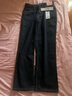 衣品天成2025年新款秋季舒適簡(jiǎn)約垂感拖地闊腿牛仔褲女顯瘦百搭褲子女款 曬單實(shí)拍圖