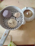 小貝熊寶寶輔食鍋煎煮一體多功能電蒸鍋嬰兒輔食家用宿舍煮粥煮面不粘鍋 2升機器款+蒸籠 曬單實(shí)拍圖