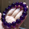 飾界情收藏級天然烏拉圭紫水晶好運手鏈閨蜜珠寶手串女生日禮物送對象 12mm紫水晶【收藏級】 曬單實(shí)拍圖