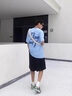 WASSUP HERMU短褲男夏季薄款寬松休閑運動(dòng)五分褲青年情侶ins潮流直筒綠色短褲 杏色 XL（推薦130-145斤） 曬單實(shí)拍圖