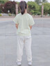 班尼路童裝兒童褲子女童純棉防蚊褲夏季女孩時(shí)尚舒適百搭長(zhǎng)褲寬松束腳褲 淺紫 BNL糖果漸變兔X 150 曬單實(shí)拍圖