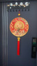 束弘門后掛鉤磁吸免打孔掛鉤掛衣架防盜門入戶門無痕收納神器置物架 金屬門-磁吸款【8鉤】可愛小熊貓 曬單實拍圖