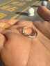 中國黃金星光情侶對戒純銀戒指女情侶一對生日禮物女朋友老婆結婚紀念日 星光情侶戒指【品牌禮盒】 曬單實(shí)拍圖