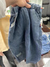 可歆寶貝男童春裝套裝2025新款春秋洋氣兒童寶寶牛仔馬甲衣服三件套 藍(lán)色公仔三件套 100 碼建議2-3歲（身高95左右） 曬單實拍圖