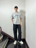 HLA海瀾之家休閑褲25春新三體聯(lián)名系列純色合體休閑褲男 黑色5C M 170/78A 推薦121~134斤 曬單實拍圖