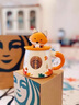 星巴克（Starbucks）杯子秋日森林萌狐貍辦公馬克杯咖啡陶瓷水杯帶蓋情侶中秋節禮物 楓葉萌狐普通盒+蓋子 曬單實(shí)拍圖