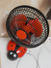 豐馳迷你電風(fēng)扇便攜式臺式風(fēng)扇大風(fēng)力床頭辦公室小風(fēng)扇桌面卡通可愛(ài)輕音家用宿舍臺扇 黑甲殼蟲(chóng)-搖頭 標配1.3米線(xiàn) 曬單實(shí)拍圖