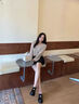 卡丹路厚底樂(lè)福鞋女2025年新款春秋季增高黑色爆款英倫風(fēng)百搭舒適單鞋女 黑色 39 曬單實(shí)拍圖