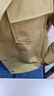 VEROMODA夾克外套女秋季新款蝙蝠袖前短后長(cháng)工裝外套3317008 舒伯黃色 160/80A/S 曬單實(shí)拍圖