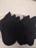 YASSECOCO防裂襪子女硅膠足跟防裂腳后跟干裂的襪子防腳裂襪腳跟開(kāi)裂保濕襪 純色款 黑色 5雙 均碼 曬單實(shí)拍圖