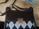 酷奇袋鼠法國小眾包包女2023七夕潮質(zhì)感時(shí)尚復古馬鞍包單肩百搭ins斜挎包 咖啡配菱格(無(wú)掛件) 小包 曬單實(shí)拍圖