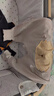 babylove嬰兒褲子春秋純棉寬松大pp褲外出長褲男女寶寶可愛百搭休閑褲 薄暮灰 100 曬單實拍圖
