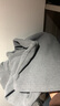真維斯（JEANSWEST）高領(lǐng)長(cháng)袖T恤肥仔可穿加大碼寬松秋衣學(xué)生簡(jiǎn)約純色打底衫保暖親膚 深灰 常規 XL(體重130斤-150斤) 曬單實(shí)拍圖
