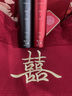 多覓（DuoMi）實用定制 新婚禮物輕奢送新人結婚訂婚紅色電動牙刷情侶款禮盒套裝高品質 送閨蜜朋友婚禮高檔實用 不刻字-紅黑色牙刷-毛巾禮盒套裝 高顏值 曬單實拍圖