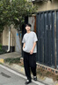 GXG男裝 針織休閑褲通勤男彎刀長(zhǎng)褲寬松日常運(yùn)動(dòng)褲 2025夏季新品 黑色 XL (32) 曬單實(shí)拍圖
