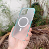 如麟適用iPhone16ProMax手機(jī)殼相機(jī)按鍵全包光柵瓦楞殼新款蘋果16pro磁吸超薄磨砂防滑防摔plus硬殼女 【透白+橙】Ai相機(jī)按鍵-親膚磁吸磨砂 iPhone16ProMax 曬單實(shí)拍圖