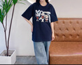 妙奕嘉女生短袖女t恤寬松新款2025年女士夏季女裝潮流正肩上衣遮肚子 美式印花兔子t恤 L 【建議95-110斤】 曬單實(shí)拍圖