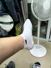 NEW BALANCE NB 男款女款休閑白色百搭舒適透氣踝襪組合裝logo襪子 白色4雙 L（26-28cm） 曬單實(shí)拍圖