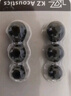 KZ 耳機硅膠套通用入耳式耳塞耳套耳棉硅膠套子彈頭耳帽3對 大中小各一對 曬單實(shí)拍圖