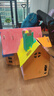 榮花施 兒童手工制作房子diy紙板材料幼兒園涂色建筑模型紙盒環(huán)創(chuàng)玩具屋 庫(kù)瑞斯莊園+顏料+筆 曬單實(shí)拍圖