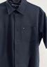TOMMY HILFIGER【防曬速干】25新款夏季男舒適網(wǎng)眼吸濕透氣短袖襯衣襯衫男39254 藏青色DW5 S （推薦：120-135斤） 曬單實(shí)拍圖