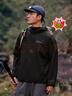 Jack Wolfskin狼爪軟殼衣男秋冬防風(fēng)休閑軟殼服夾克外套5032071 黑色 L  曬單實拍圖