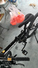 EROADE德國雙減震自行車(chē)男越野軟尾山地車(chē)鋁合金折疊變速成人青少年單車(chē) 酷炫黑【油碟版-X4】【可折疊】 24寸24速-建議身高:145-170CM 曬單實(shí)拍圖