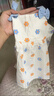 夢(mèng)伊藍(lán)（MENGYILAN）女童連衣裙夏季2025新款1一3歲兒童無(wú)袖衣服女寶寶夏裝嬰兒公主裙 碎花荷包黃色 【送包包】 73 曬單實(shí)拍圖