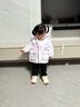 巴拉巴拉童裝女童棉服兩件套2024秋冬裝印花連帽外套潮流戶外208424106003 曬單實(shí)拍圖
