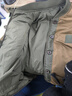馬登女裝 雙面穿單排扣棉服女秋冬季復(fù)古休閑保暖外套通勤加厚上衣 橄欖綠 馬登工裝 L 曬單實(shí)拍圖